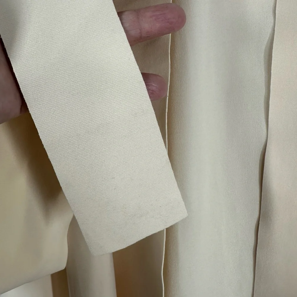 MAXMARA LEISURE Ivory Kardigan Damski Gordon Lightweight Smooth Size US Large - Picture 15 of 15